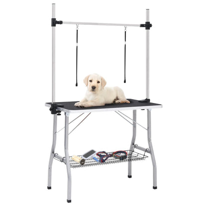 Adjustable Grooming Table for Dogs with 2 Loops