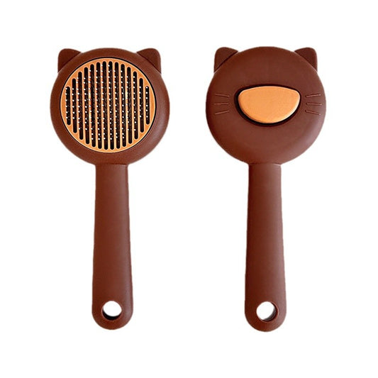 Cat Comb Self-Cleaning Beauty Comb Cat Hair Removal Artifact Cat and Dog Universal Pet Hair Removal Needle Comb...