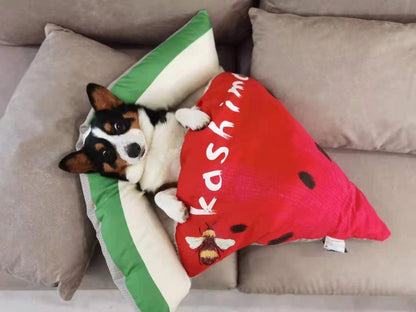 Pet Cute Pizza Nest Cat Dog Four Seasons