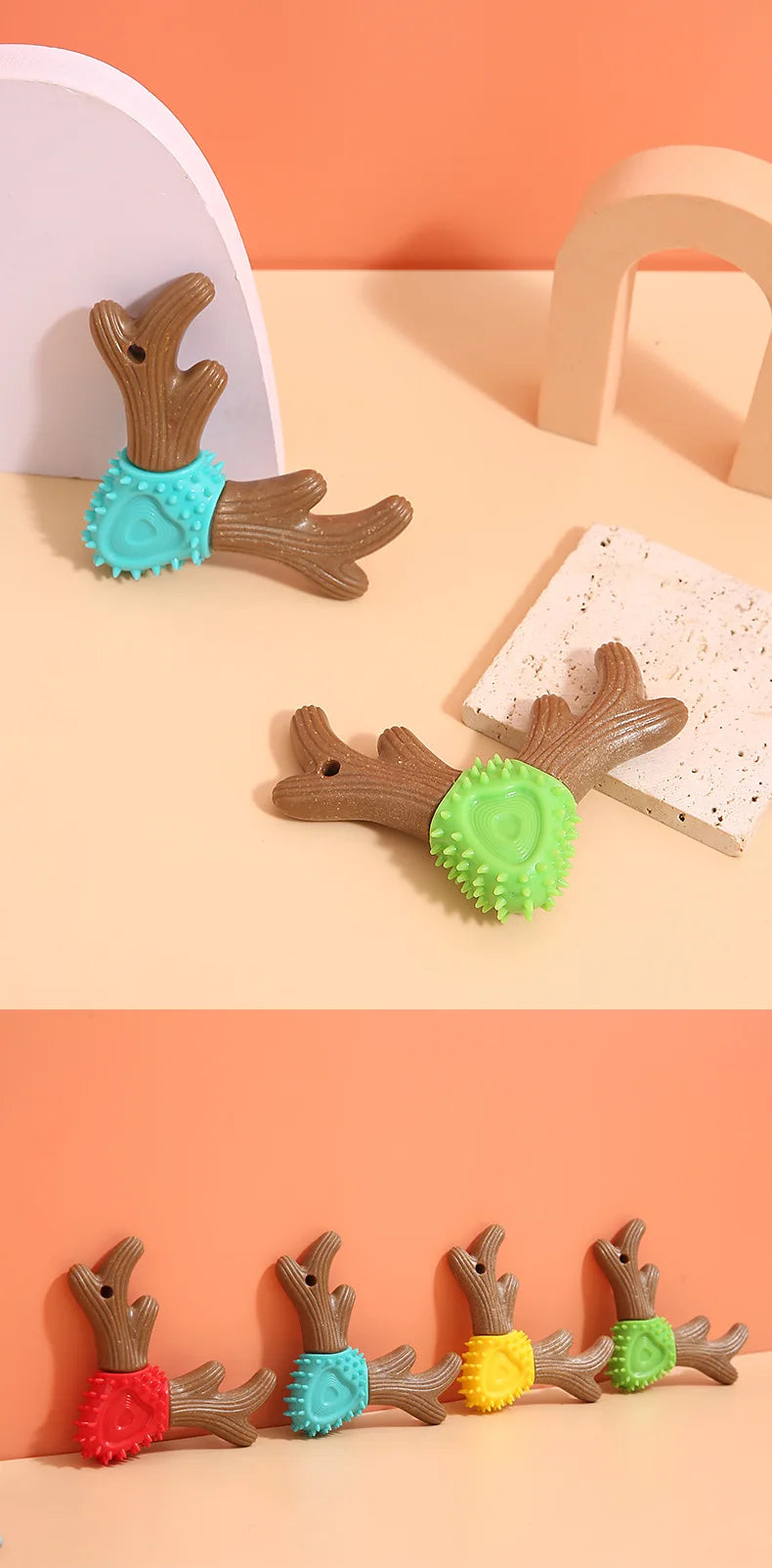Durable Toy Stick For Dogs Deer Antlers Molar Stick For Teeth Pet Supplies Dog Toys Tooth Grinder