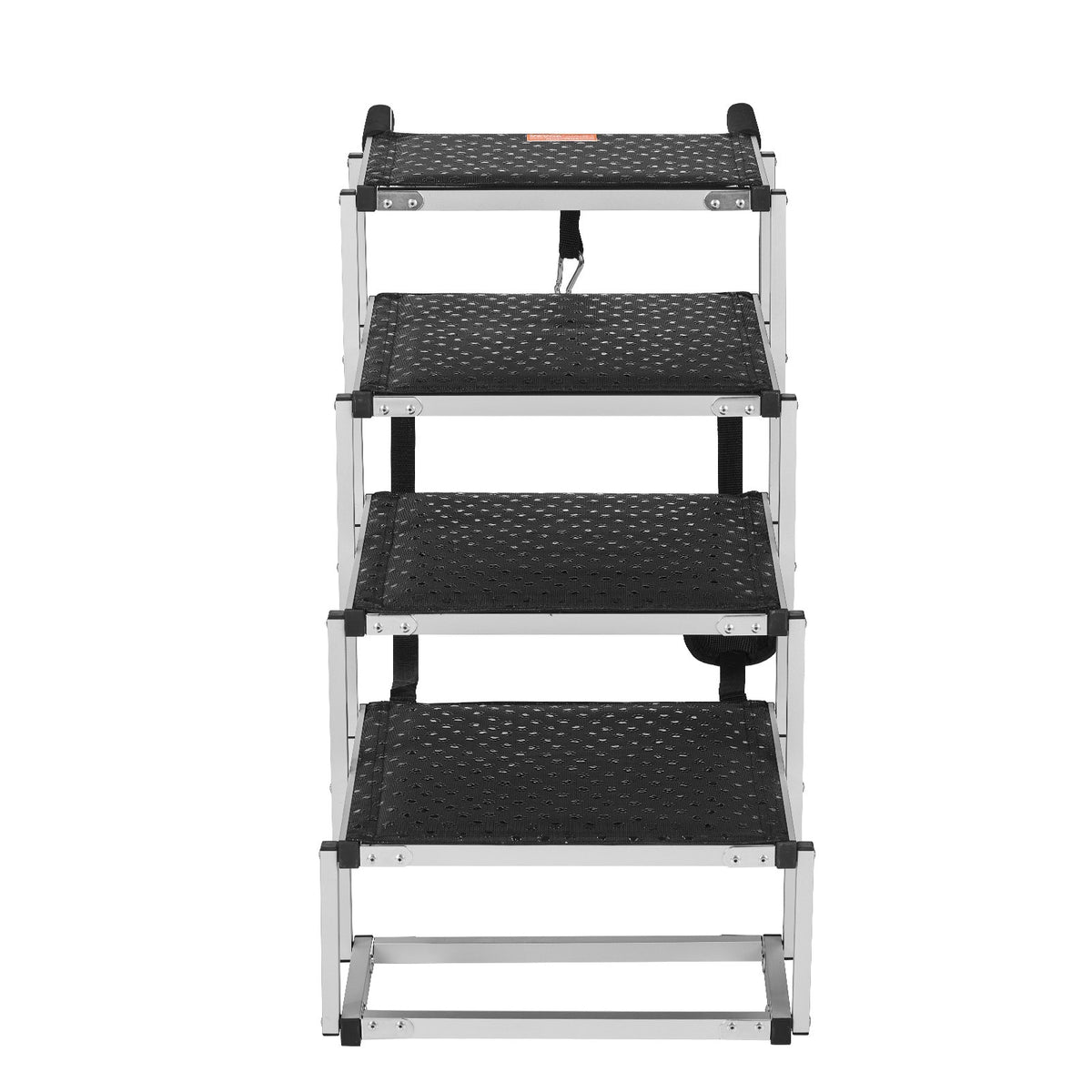 Dog Stair For Cars 4-step Folding Dog Steps Aluminum Loads Up To 68 Kg