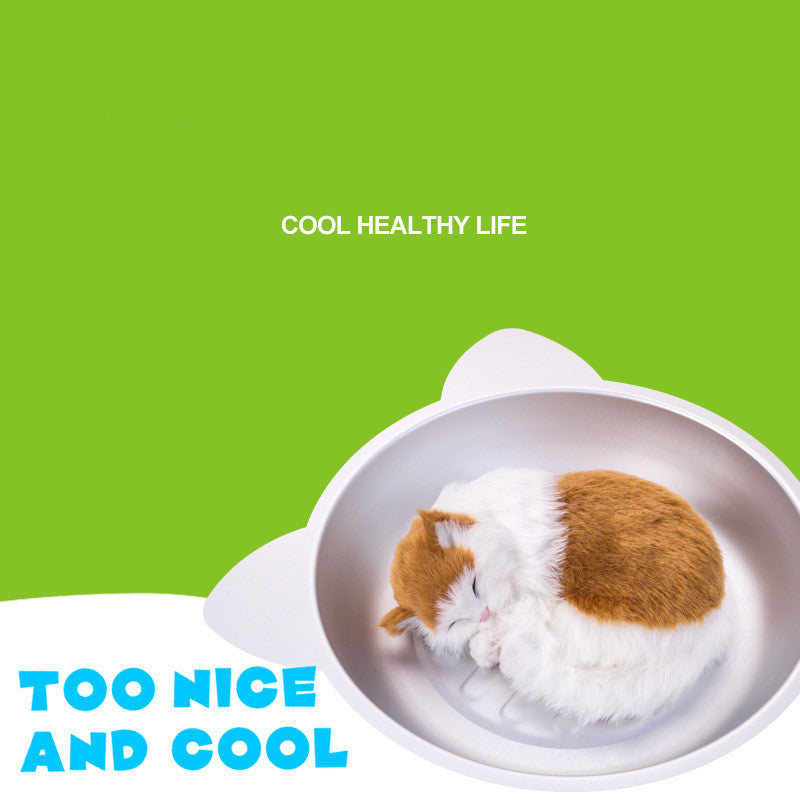 Cool cooling aluminum cat pan