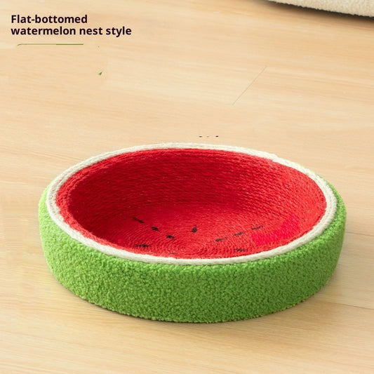 Cat Scratching Board Nest Without Shedding Integrated Toy