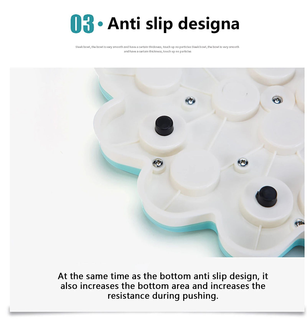Dog Puzzle Slow Bowl Flower Shape Improve Pet IQ Interactive Feeder Non-Slip Anti-choking Dogs Training Games Dog Accessories