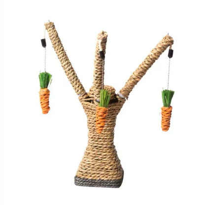 Theclimbing frame sisal rope scratchingtoytoys, sisal grinding claws scratching post platform pet supplies