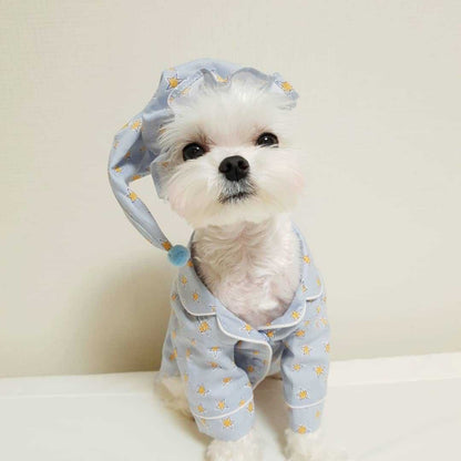 Blue Star Pajama Set Dog Loungewear