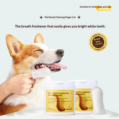 Pets' Oral Cleaning Finger Covers Are Gentle