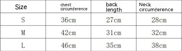Pet Thick Checks Double-sided Vest Clothes