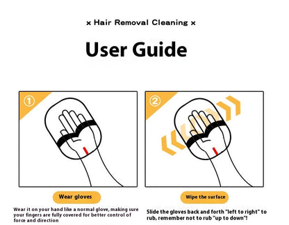Pet Hair Removal Gloves Hair Brush