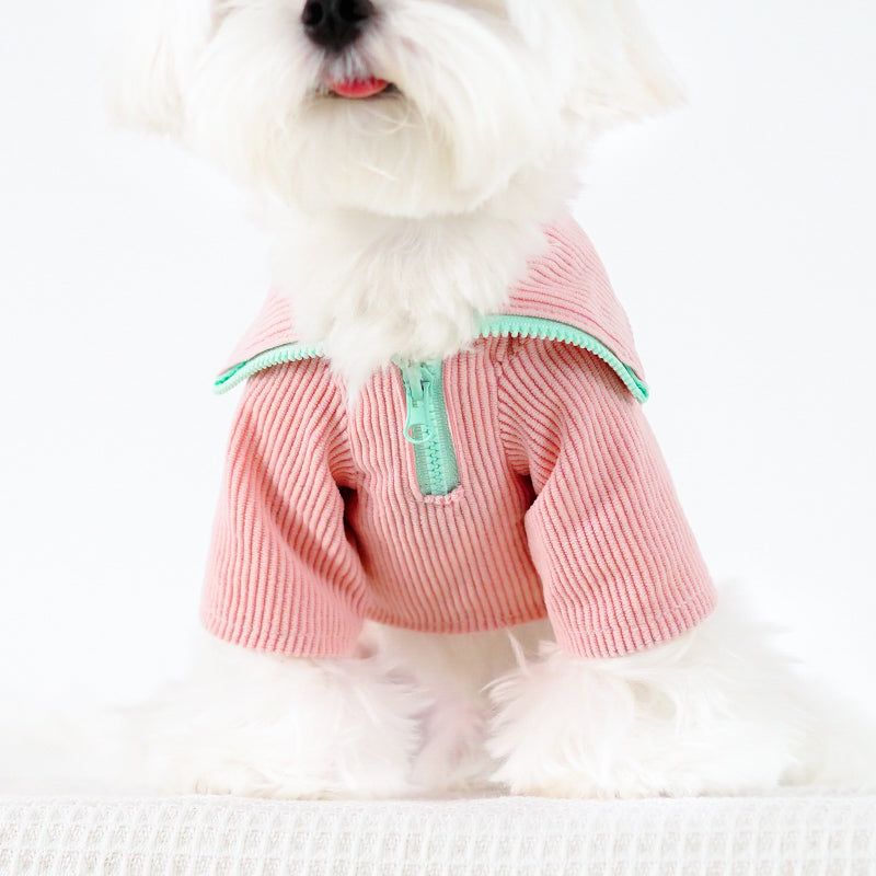 Pet High Neck Zip Dog Vest