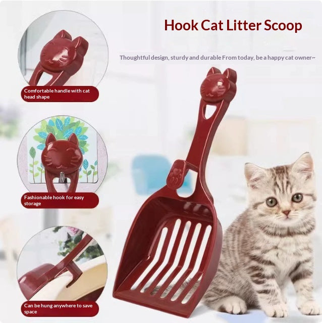 Plastic cat litter shovel cat head cat shovels
