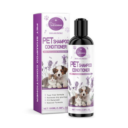 Yegbong Pet Lavender Shampoo Gently Cleanses The Hair Of Cats And Dogs, Making It Fluffy, Smooth, And Fragrant