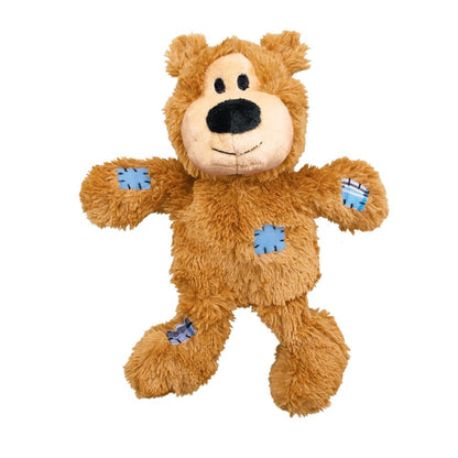Wild Knots Bear, Knotted Rope Plush Toy, For X-Small Dogs Soft Plush Bear With Internal Knotted Ropes & Minimal Stuffing For Less Mess During Play, Color May Vary