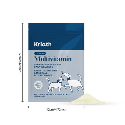 Kriath Nutritional Supplement For Dogs And Cats, A Gentle And Easily Absorbed Daily Nutritional Supplement For Pets