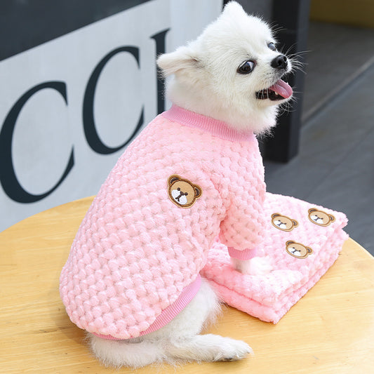 Size Teddy Fighting Pet Dog Cat Clothes