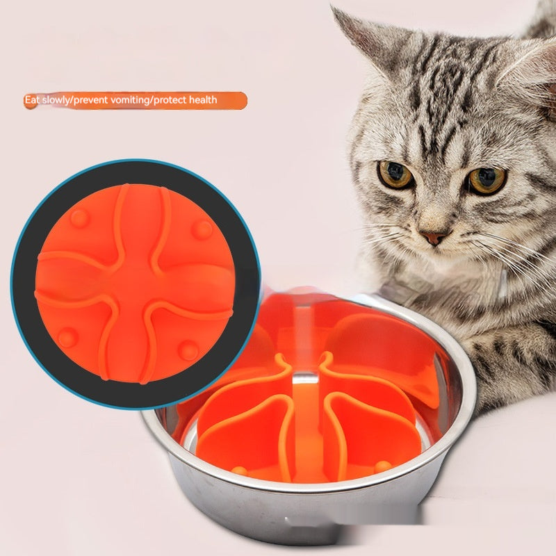 Silicone Pet Dog Snack Pad Round Supplies Slow Food Suction Cup Bathroom Licking Plate