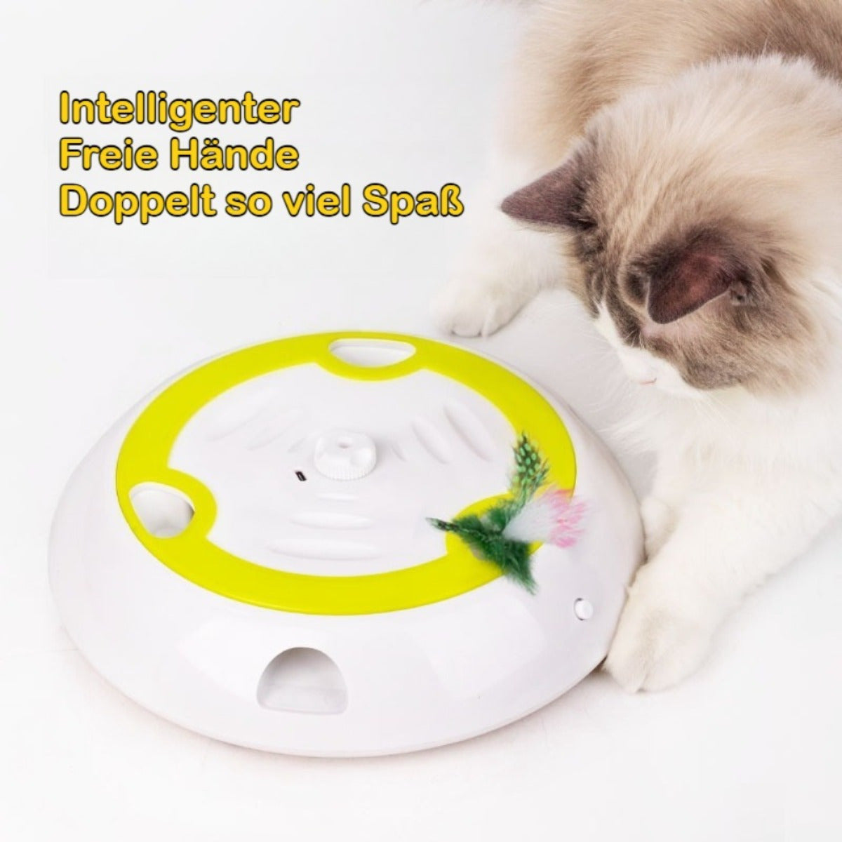 Cat Toy With Accessories, 1 Piece And 2 Replacement Springs For The “Fun And Games” Party Accessory Set