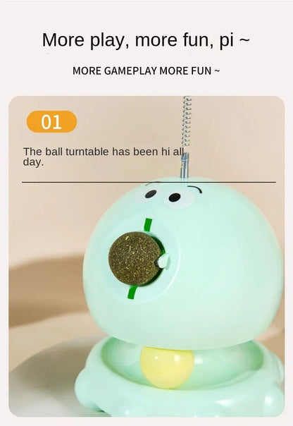 Tunnel Funny Cat Ball Leaking Food Funny Cat Stick Cat Turntable Pet Leaking Food Turntable Toy Cat Toy Self-pleasure Artifact