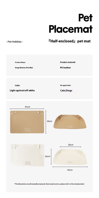Anti-spill Placemat Pet Cat Waterproof And Oil-proof