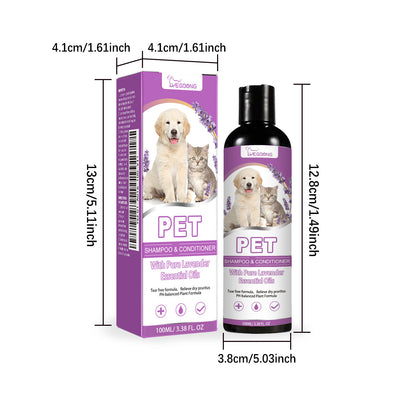 Yegbong Pet Shampoo Daily Skin Care Comfortable And Softening Shampoo For Smooth, Tangle-Free Fur