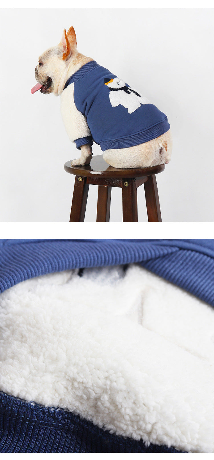 Pet Clothes Winter Fleece-lined Thick Style