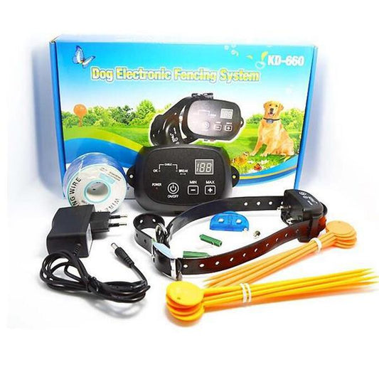 Black Wireless Pet Fence