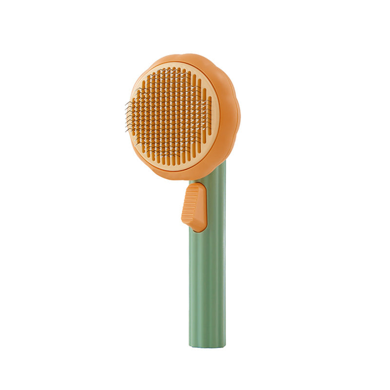 Pumpkin Pet Comb Cat Comb Pet Brush Dog Comb Needle Comb Hair Removal Floating Hair Removal Pet Supplies Cross Border