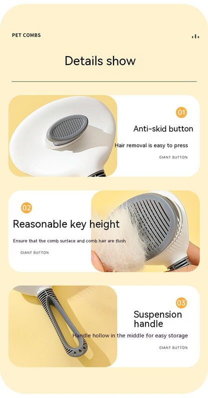 Pet Hair Removal Comb Design