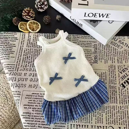 Preppy-style Vest Dress Cute Outfits For Cats And Dogs