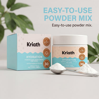 Kriath Dog Body Care Powder With Mild Ingredients, Hydrates And Cares For Dogs, Replenishes Nutrition, And Is Easy To Mix