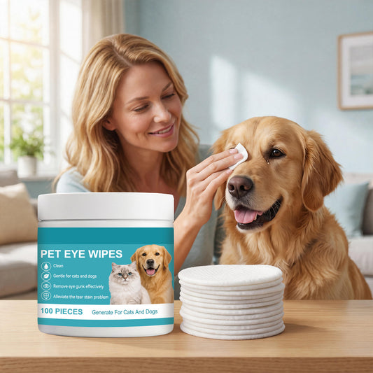 Pet Eye Wipes, Gentle Cleaning Wipes For Cats And Dogs, Soft And Comfortable Daily Care Wipes For Eye Discharge And Tear Stains