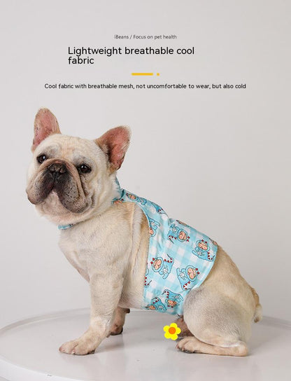 Pet Cooling Clothes Anti-heatstroke Cooling Ice Apron Cooling Ice Vest Cooling Clothes