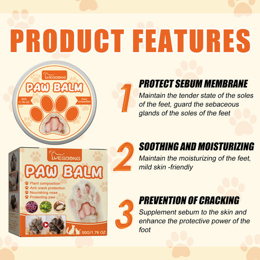 Anti-chapping, Moisturizing Pet Paw Balm