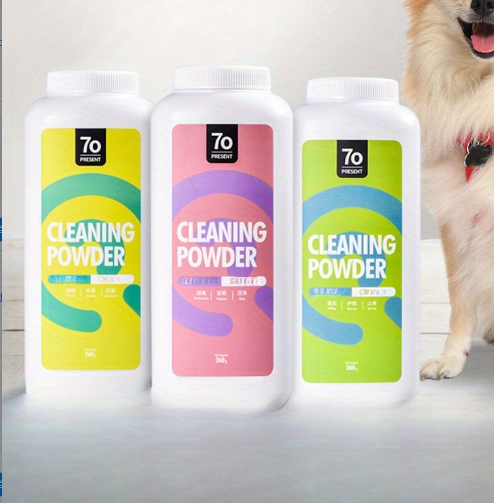 Dog Pet Dry Cleaning Powder