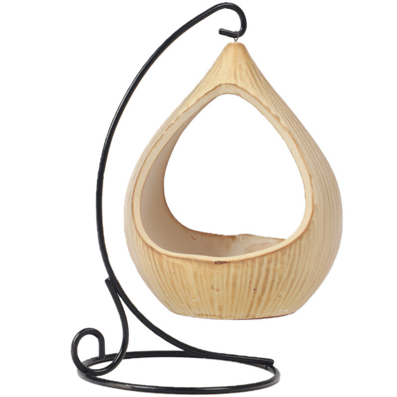 Hamster Swing Cradle Hammock Ceramic Hideaway House Golden Hamster Small House Landscaping Supplies to Relieve...