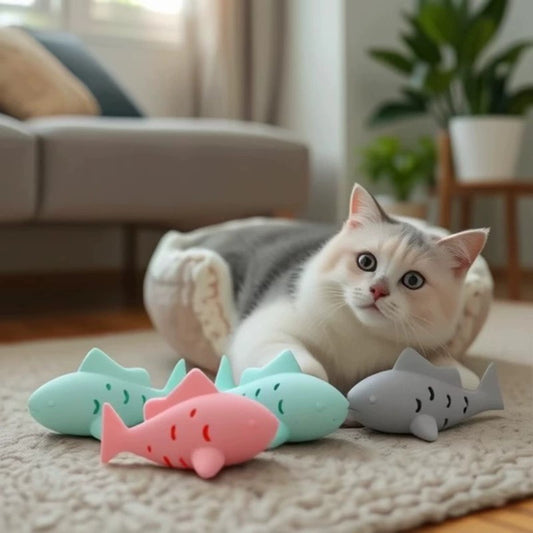 Catnip Durable Chew-and-Teeth-Cleaning Toy