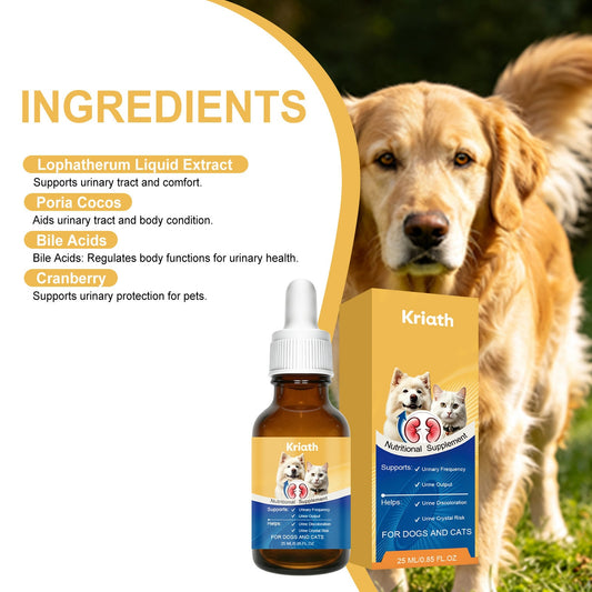 Kriath Dog And Cat Nutritional Supplements Mild Formula To Supplement Daily Nutritional Needs, The Preferred Choice For Pets