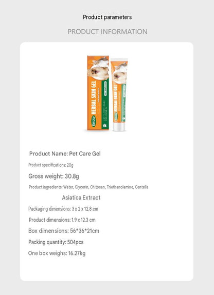 Eeljoy Pet Care Gel Gentle Formula Suitable For Cats And Dogs, Lightweight And Easy To Absorb For Daily Care
