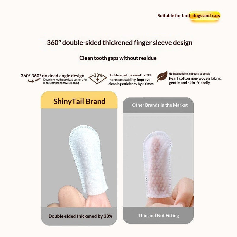 Pets' Oral Cleaning Finger Covers Are Gentle