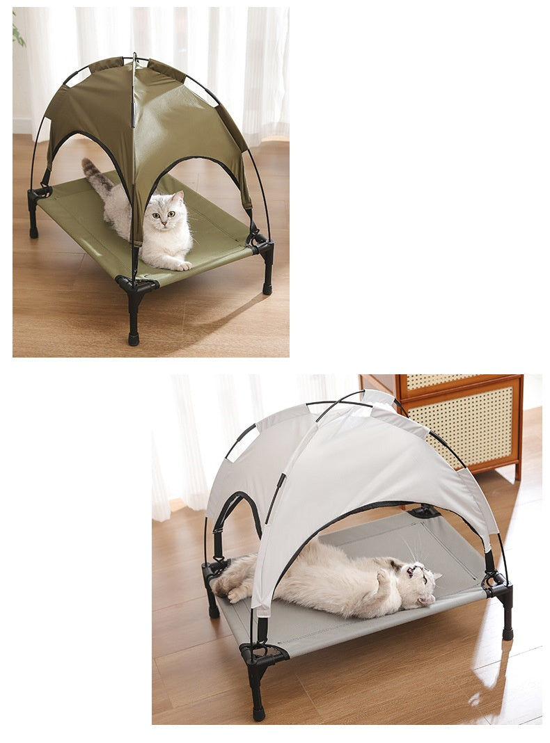 Cat Bed, Pet Camping Bed, Large Tent, All-season, Washable, Puppy Bed