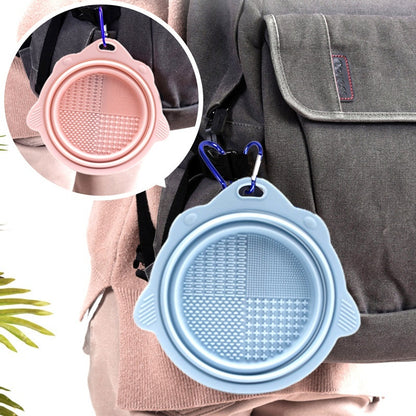 Factory Wholesale Silicone Folding Bowls For Cats And Dogsportable