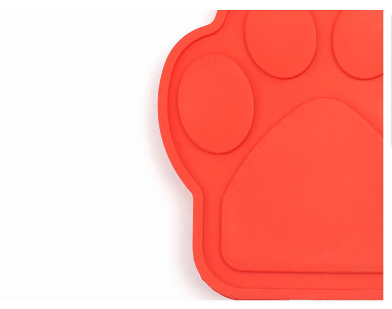 Pet Bathing Silicone Suction Cup Fixed Bowl Eating Slowly To Divert Attention Dog Paw Pad