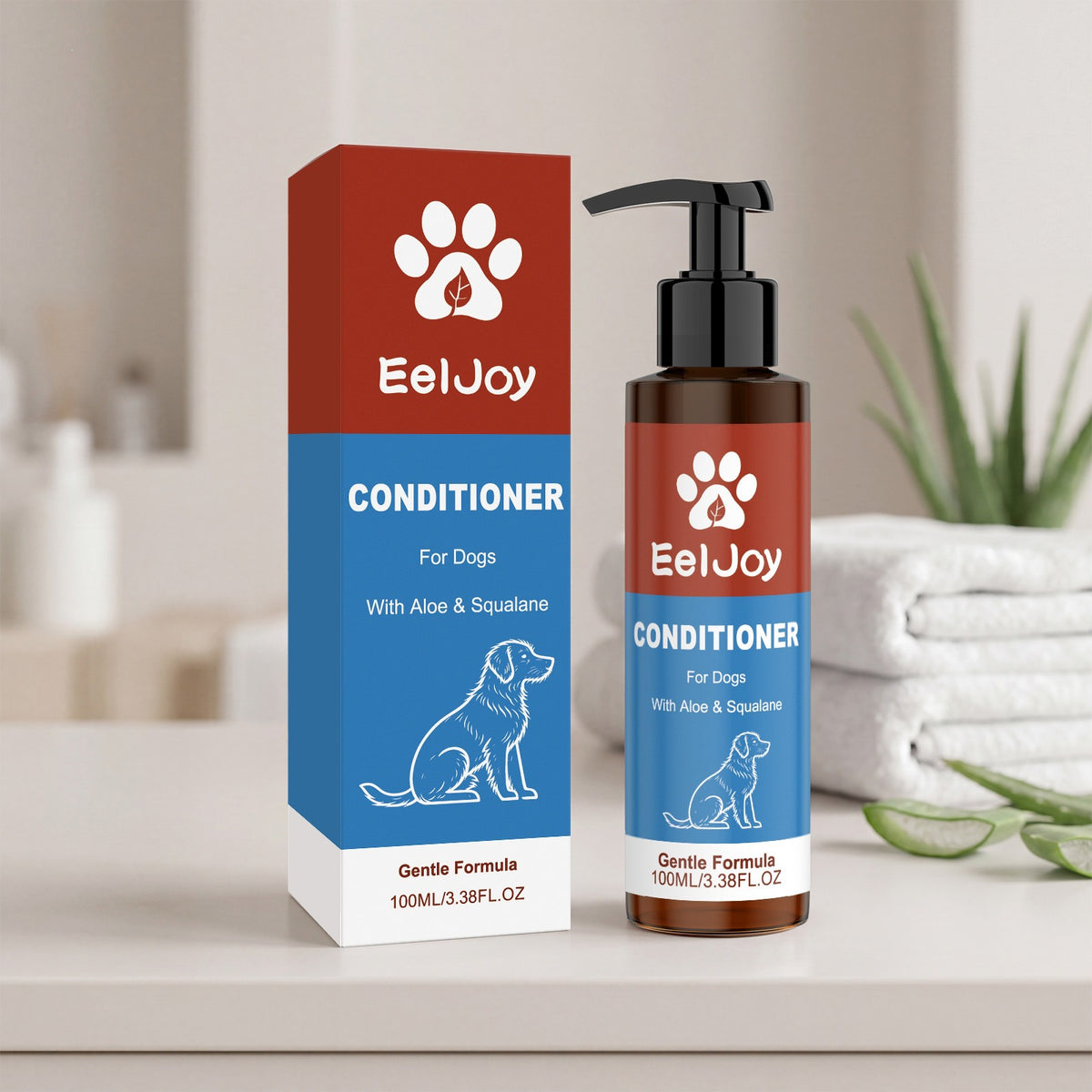 Eeljoy Dog Hair Conditioner Gentle Cleansing And Care For Pets, Cleans And Softens Hair, Daily Dog Hair Conditioner