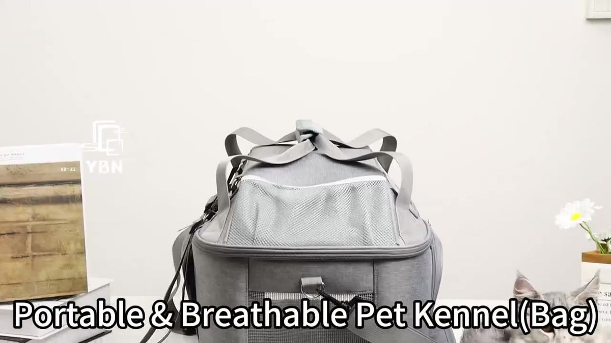 Dog Backpack Breathable Pet Portable Carrier Bag Travel Transport Bag For Small Dogs And Cats Outgoing