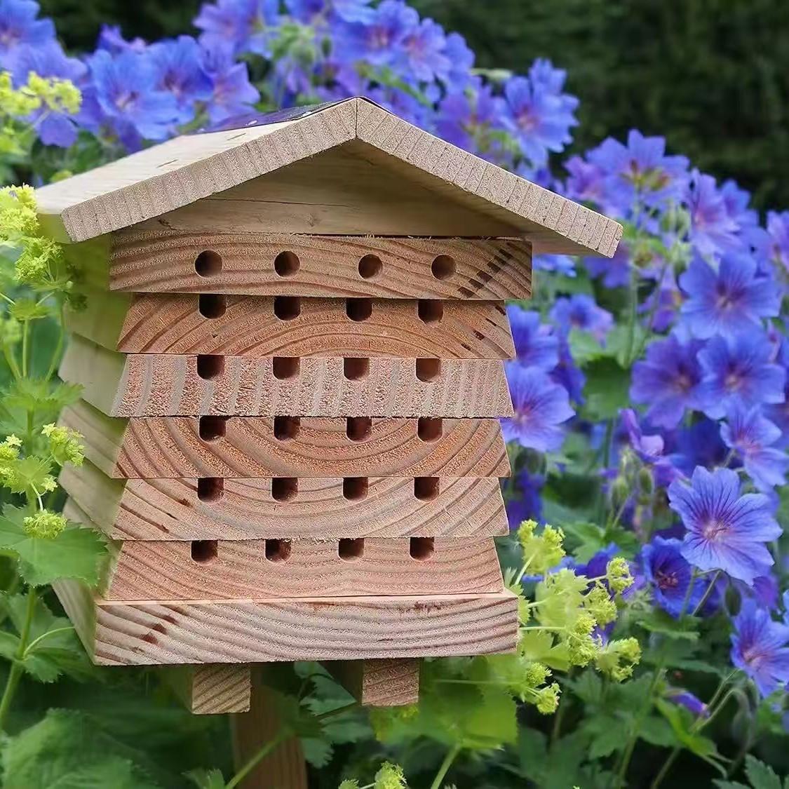 Interactive Wooden Sealed Hanging Outdoor Mini Insect House