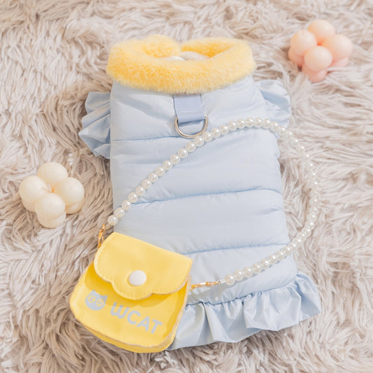 Autumn and Winter Pet Clothes, Outdoor Toiling, Ladylike and Princess Skirts for Warmth, Various Styles of Small Cat...