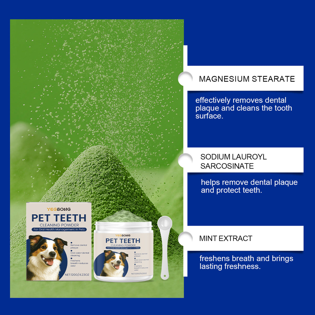 Dog Tooth Cleaning Powder