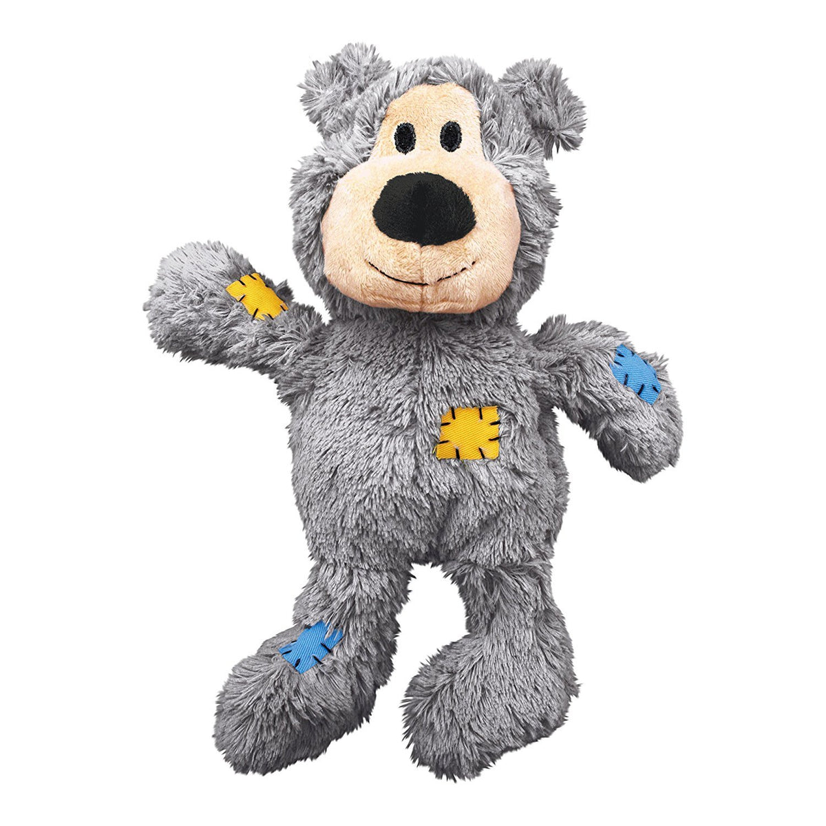 Wild Knots Bear, Knotted Rope Plush Toy, For X-Small Dogs Soft Plush Bear With Internal Knotted Ropes & Minimal Stuffing For Less Mess During Play, Color May Vary