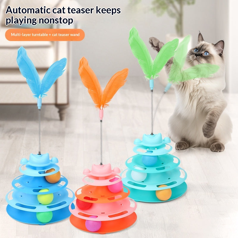 Cat Toy Self-Entertainment Cat Turntable Ball
