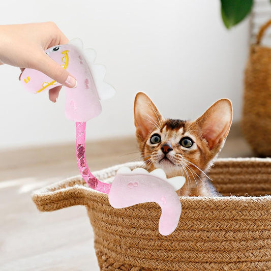 Cat Toys Cat Chew Toy for Teeth Cleaning Catnip Rope Toys for Cats Springs Cat Toy Interactive Cat Kicker Toys for...
